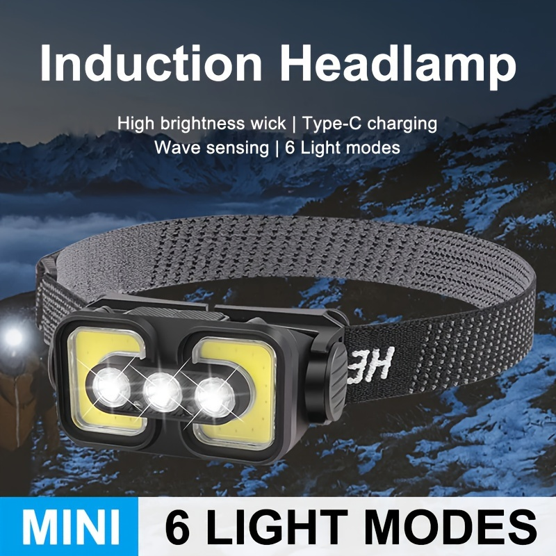 

Ultra Bright Led Headlamp, Powerful Home Decoration Hardware Tool With 6 Modes And Red Light, Ideal For Emergency Situations, Camping, Fishing, Hunting, And Patrol Hiking