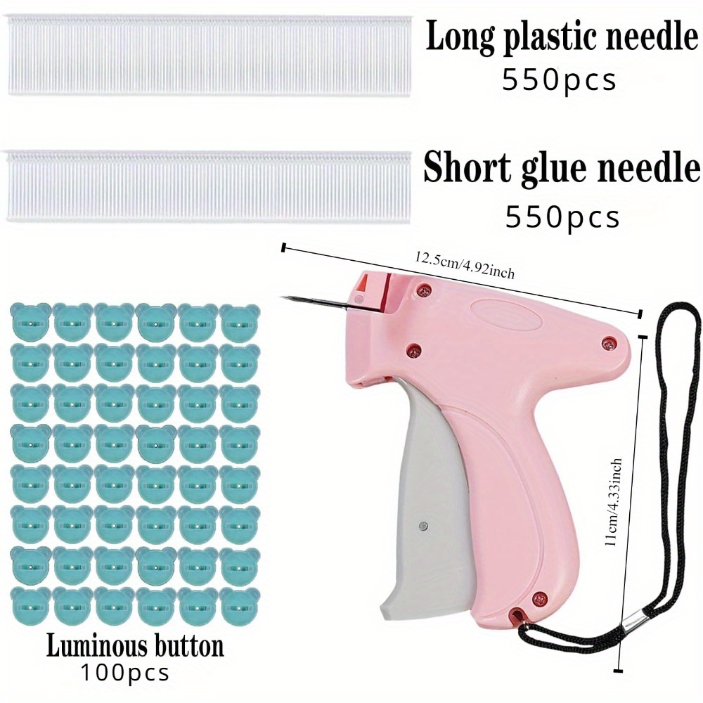 

Micro Stitch Gun: Handheld Sewing Machine For Instant Button And Garment Repair (pink)