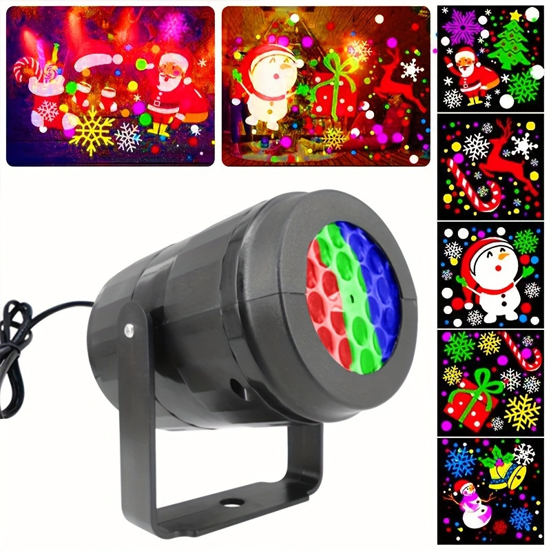 16 Patterns Christmas Projector Lights - Indoor Outdoor LED Decorations with Remote Control, Timer,for Xmas Holiday Party,Wedding, Garden, Home Decor_voghion.com