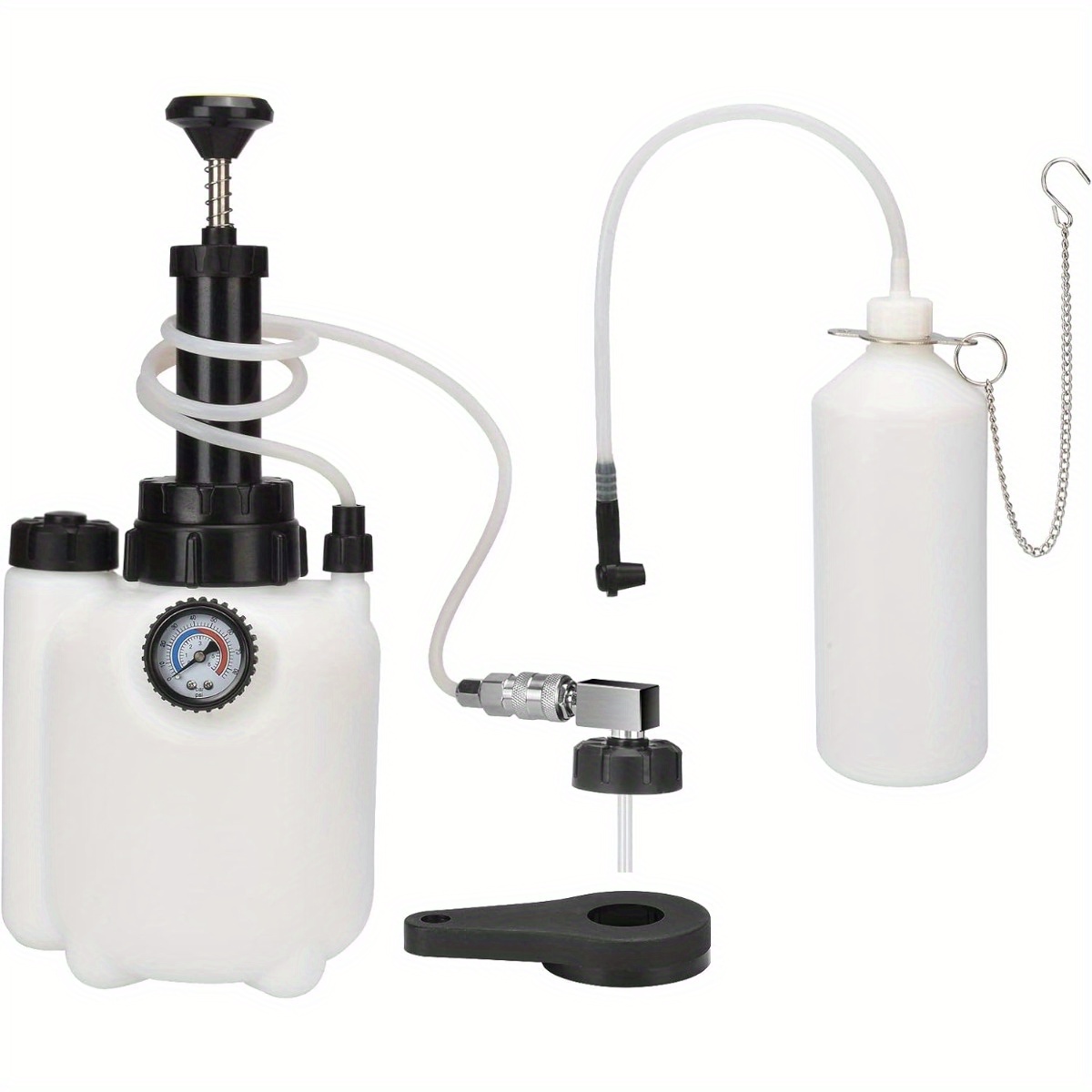 

Dispositif de purge de frein 3L pour voiture, purgeur de frein, changeur de liquide de frein avec réservoir d'aspiration de 1L pour votre véhicule à moteur | Outils spéciaux