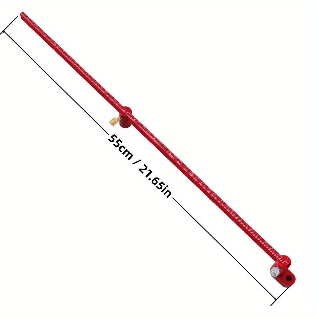 320mm/550mm Extended Woodworking Scribing Gauge, Metric Lengthening Aluminum Alloy Scribing Circle Ruler, Carpentry Drawing Compass Circular Drawing Tool