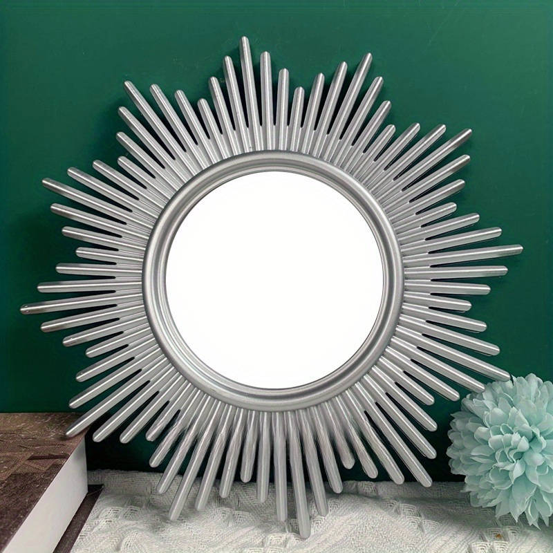 

Elegant Sunburst Wall Mirror: Perfect For A Bohemian Style Home Decor - No Electricity Required