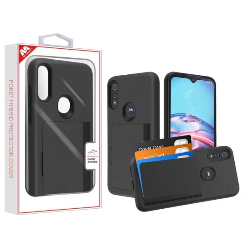 

Poket Hybrid Protector Cover (with Back Film) For Moto E (2020)/moto E7 (2020)