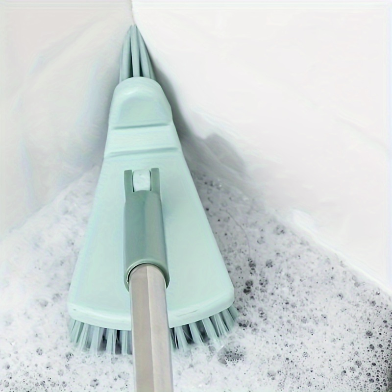 

Long Handle Triangular Floor Brush Household Bathroom Tile Brush Bathroom Floor Tile Crevice Cleaning Rigid Hair Toilet Brush