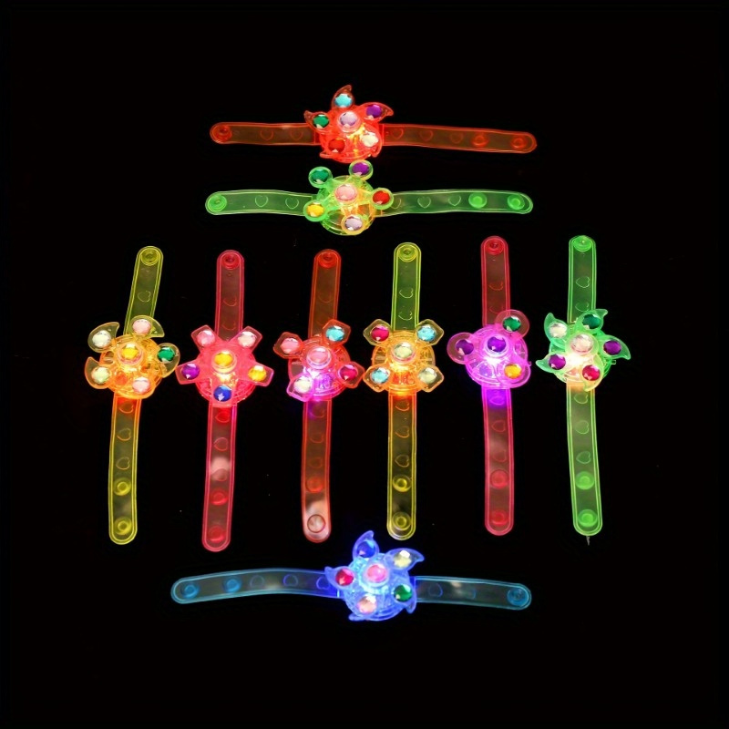 6pcs led spinner bracelets party favors glow in the dark party supplies details 3