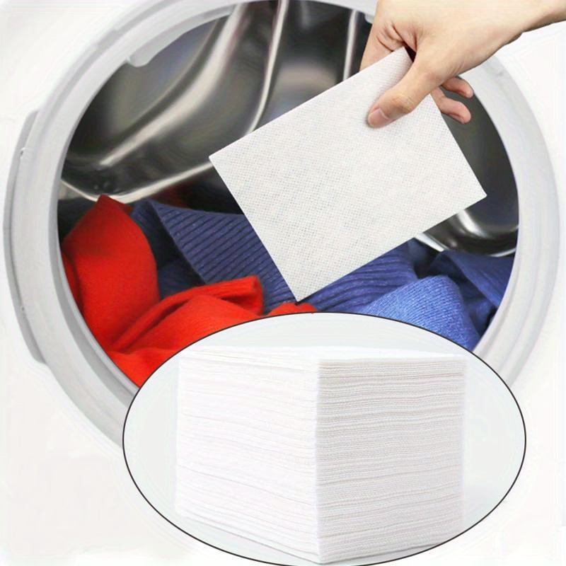 

/50/30pcs Laundry Color Sheets, Dye Trapping & Anti-transfer Fabric Sheets, Uncharged, For Washing Machines, Home & Commercial Laundry Accessories