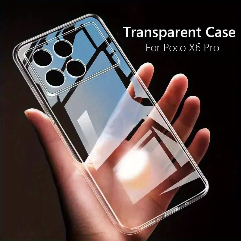 

Poco X6 Pro Clear Phone Case - Slim Soft Tpu Cover, High-clarityprecise Cutout -compatible With Xiaomi Poco X6 Pro 5g, X5 Pro 5g