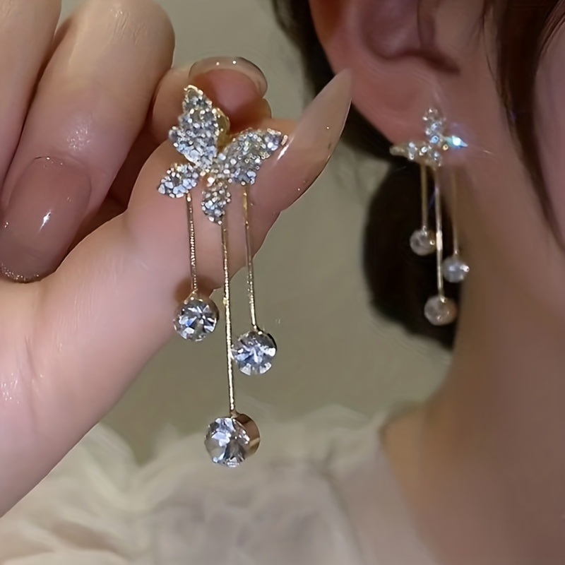 

& Zirconia - -tone Alloy, Steel Posts For Women's Accessories, For