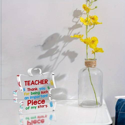 teacher appreciation gifts ideas end of year teacher gifts thank you teacher gifts teacher birthday graduation retirement gifts from students teacher desk decoration acrylic sign
