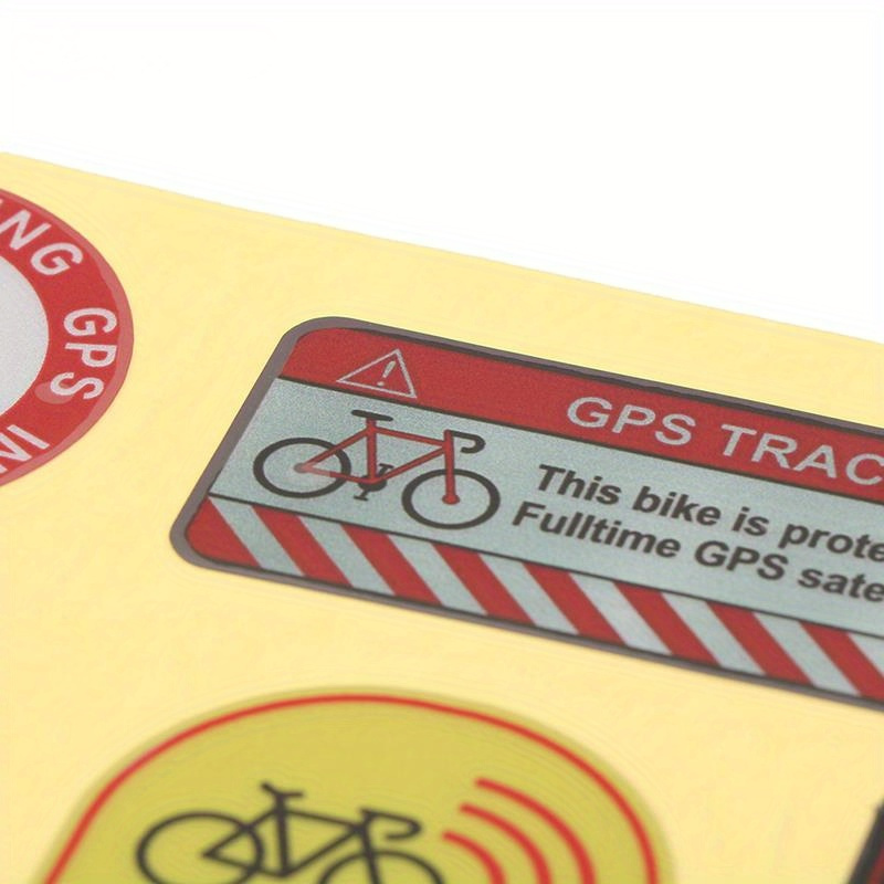 Reflective Gps Tracking Alarm Decals Pe Material Anti theft - Temu