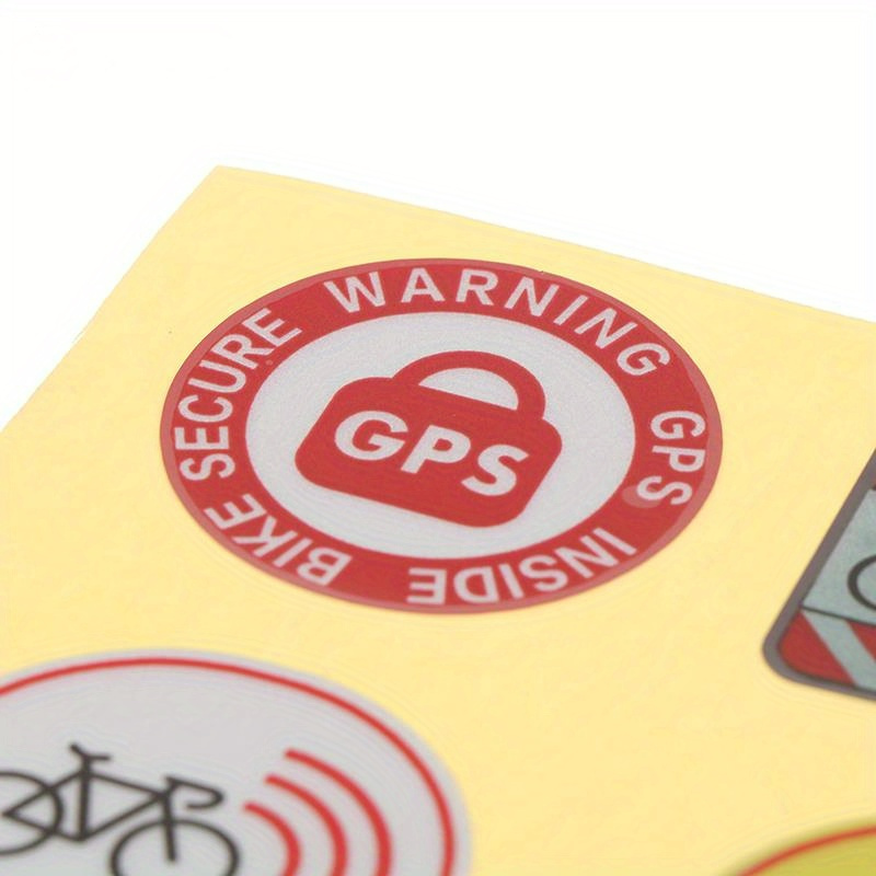 Reflective Gps Tracking Alarm Decals Pe Material Anti theft - Temu