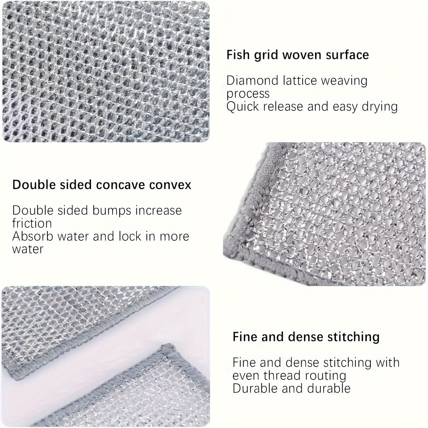 30pcs stainless steel scrubbers   metal wire dish cloths for kitchen cleaning   pots stoves ideal for stain removal details 5