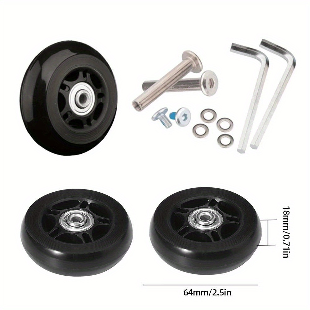 Luggage caster wheels on sale