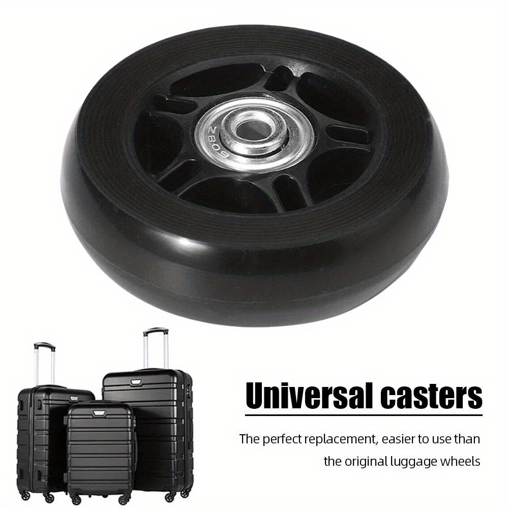 luggage wheels rubber suitcase casters Temu