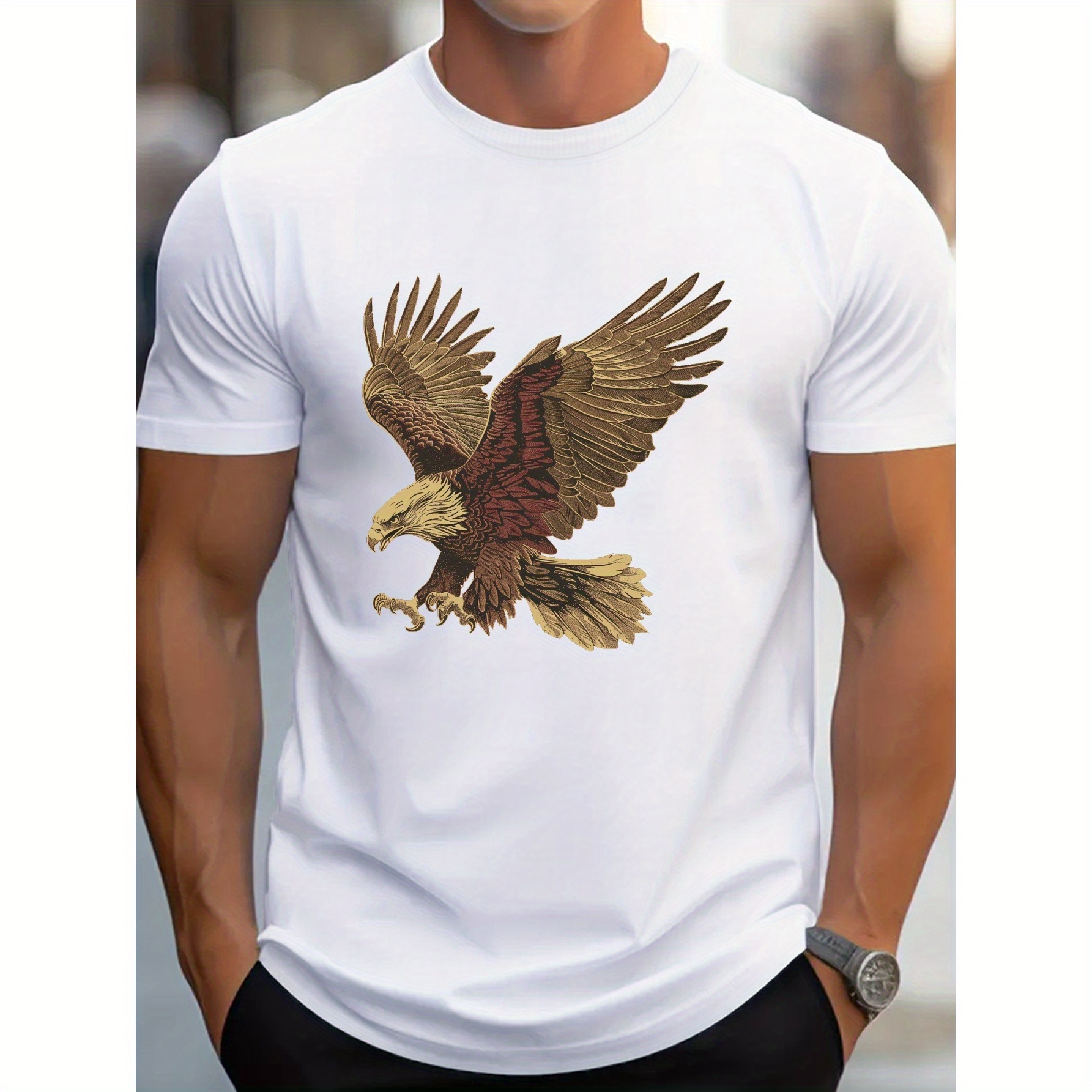 

Freedom Eagle G500 Mens Premium Pure Cotton T-shirt - Super Comfort Fit For Unmatched Style And Ease