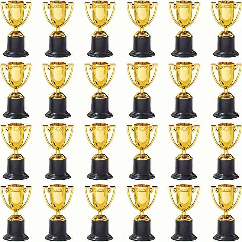 6/12pcs Set of Plastic Mini Trophies, Suitable for Party Favors, Props, Rewards, Prizes, and Competitions for Teens and AdultsOpen in new tab.