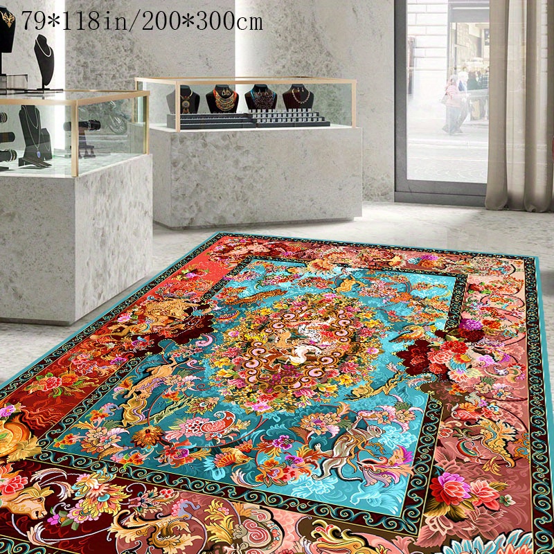 

Imitation Cashmere European Modern Fashion Personality Carpet, Suitable For Use In Bar Cafe Bakery Bedroom Living Room Aisle And Other Scenes