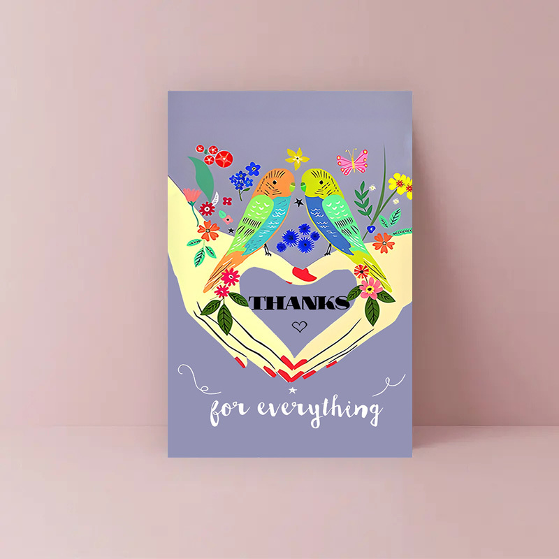 Teacher Appreciation Thank You Greeting Card With Envelope, 1 Pc ...