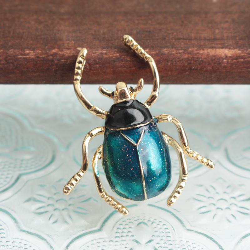 Alloy Rhinestone Oil Insect Animal Brooch Corsage