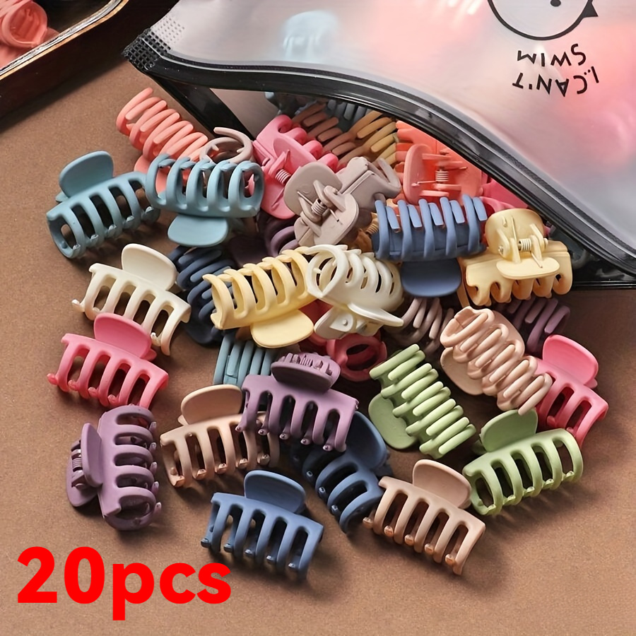 TEMU 20pcs Mini Hair Clip Set, Cute Long Hair Accessories For Valentine's Day