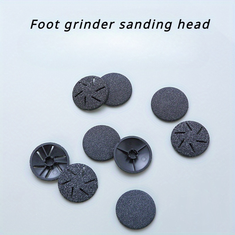 

Hypoallergenic Foot Pumice Grinder Heads, -friendly Exfoliation, Round Plastic Sanding Tools For Foot Care - Pack Of Multiple Pieces