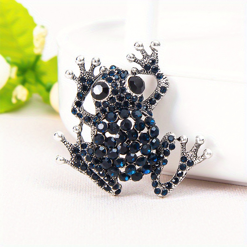 chic   frog brooch pin solid   design for casual wear gifts details 4