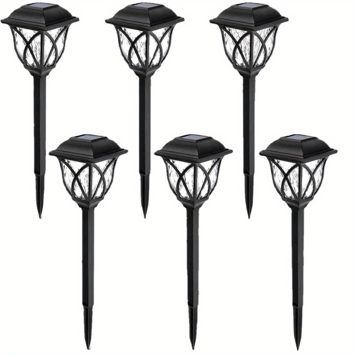 

5/6/11/12 Pack Solar Lights Outdoor, Bright Solar Powered Pathway Lights Outdoor, Led Solar Garden Night Lights, Stake Lights For Path, , , Yard, Patio