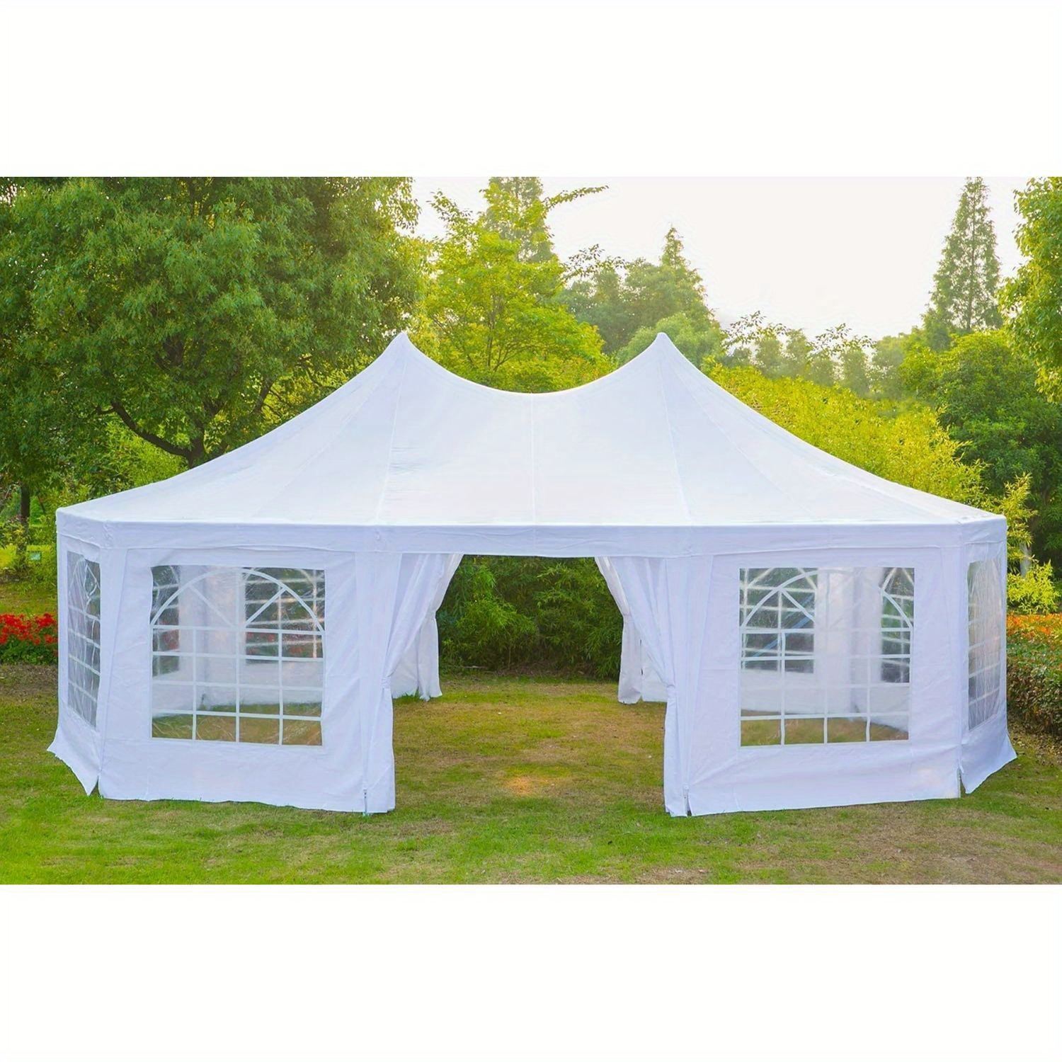 

26x19ft Gazebo Bbq Pavilion White Removable Outdoor Wedding Party Tent