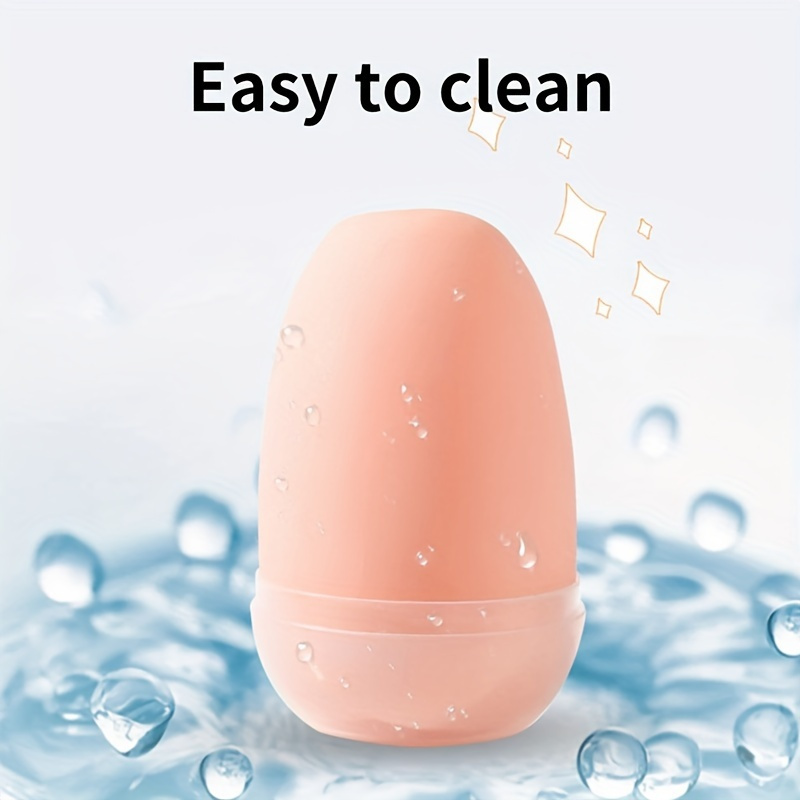 portable mini egg cup for men realistic stimulation soft tpe massager waterproof latex free adult toy 1