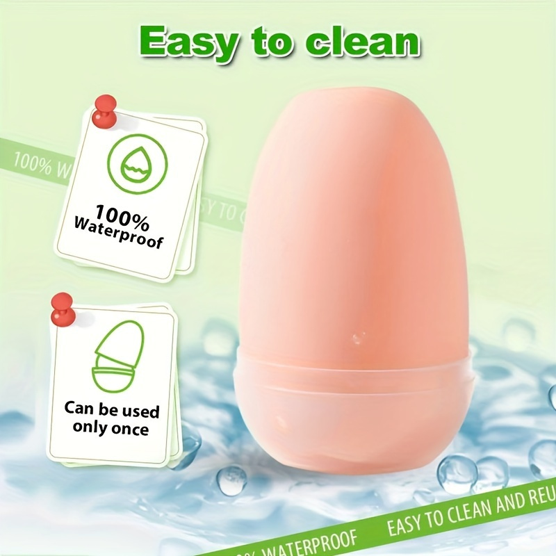 portable mini egg cup for men realistic stimulation soft tpe massager waterproof latex free adult toy 4