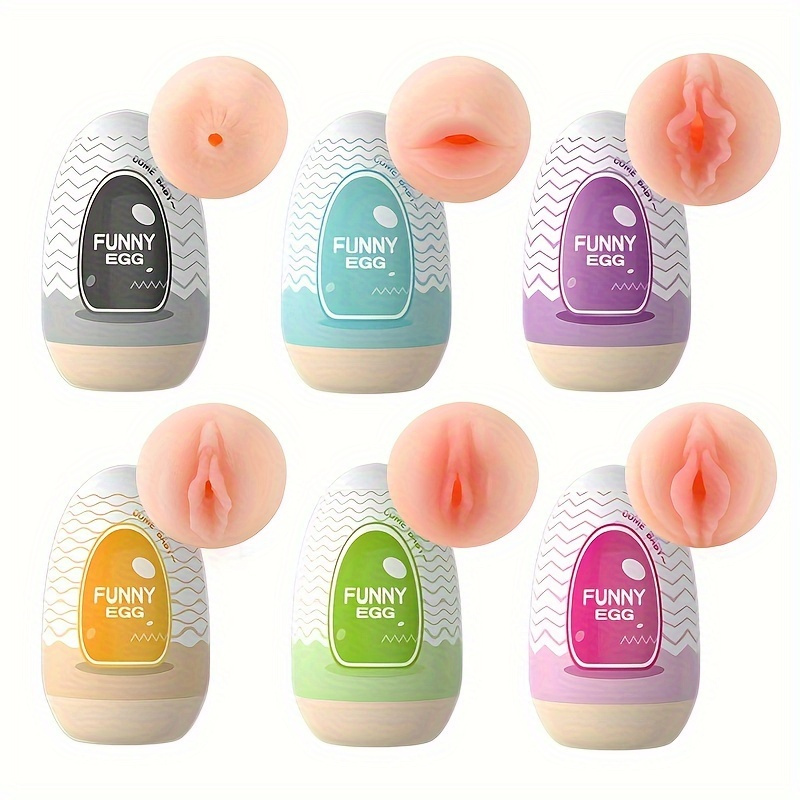 portable mini egg cup for men realistic stimulation soft tpe massager waterproof latex free adult toy 0