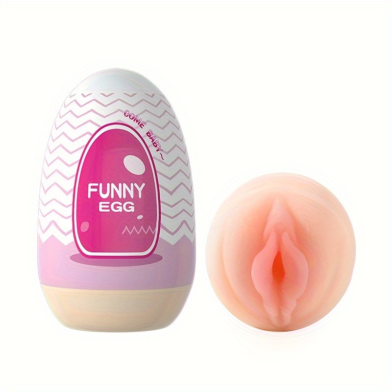 portable mini egg cup for men realistic stimulation soft tpe massager waterproof latex free adult toy 10