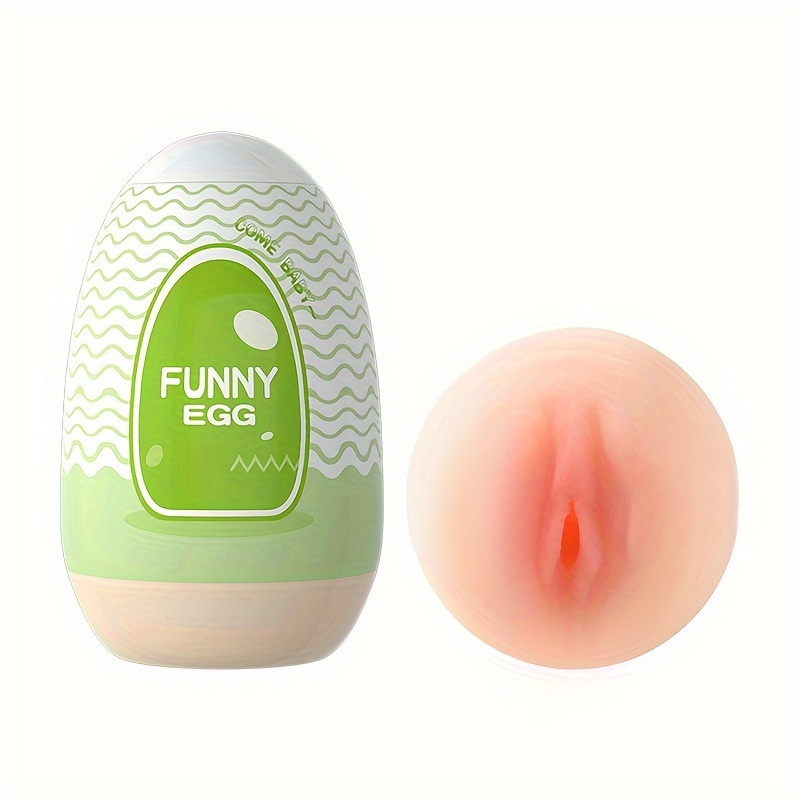 portable mini egg cup for men realistic stimulation soft tpe massager waterproof latex free adult toy green vagina 11