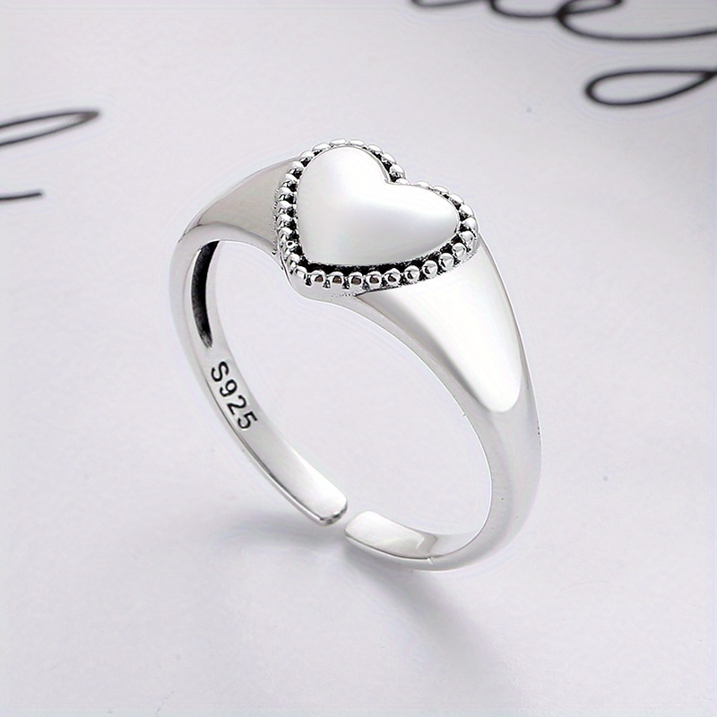 heart rings for men sold on Temu United States