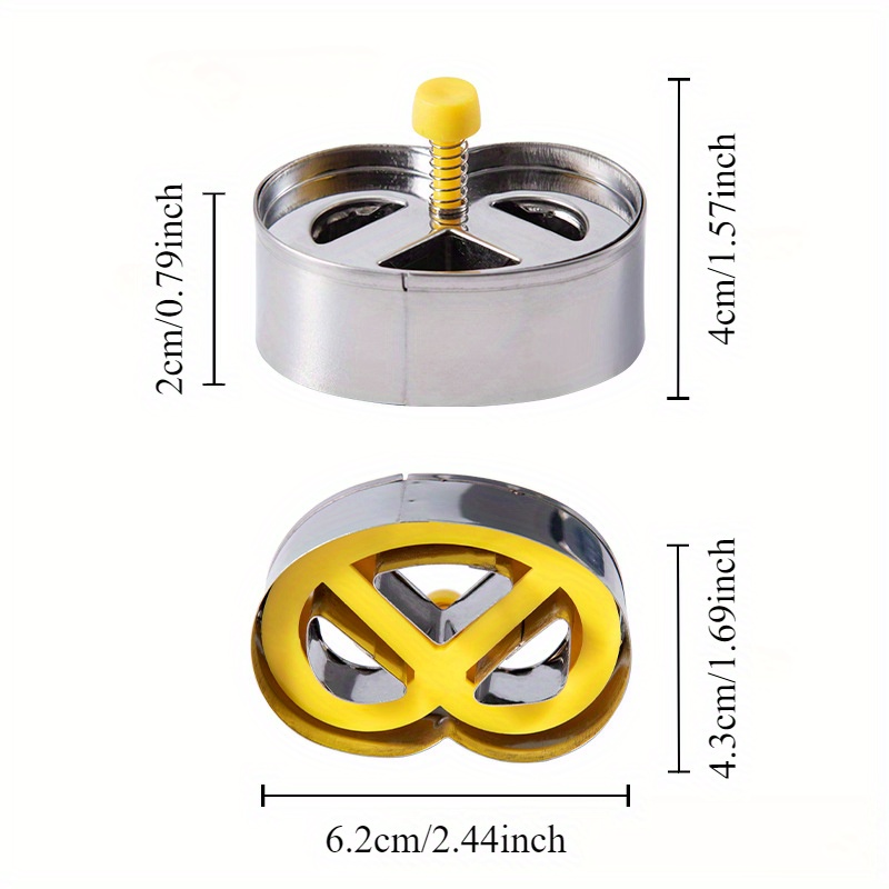 Image of Classic Cookie Stamp For Pressing, Square Stainless Steel Cookie Cutter