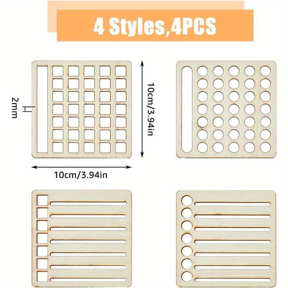 Image of 4pcs 4 Style Speedy Spread Journal Stencils Calendar Tools Templates Diy Journals Notebook Schedule Templates For Journaling