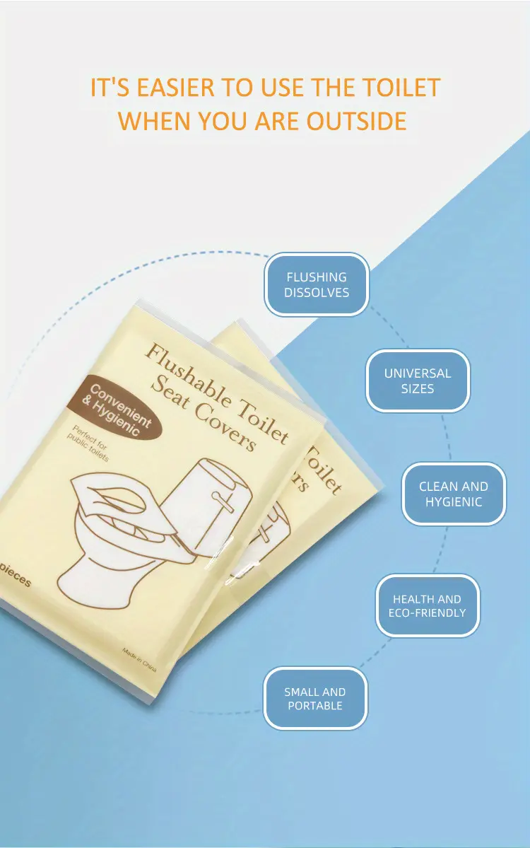 flushable toilet seat covers 30 50 100pcs high quality paper hygienic ideal for public restrooms travel potty training airplanes camping camping essentials hygienic toilet cover covers toilet seat covers for camping details 0