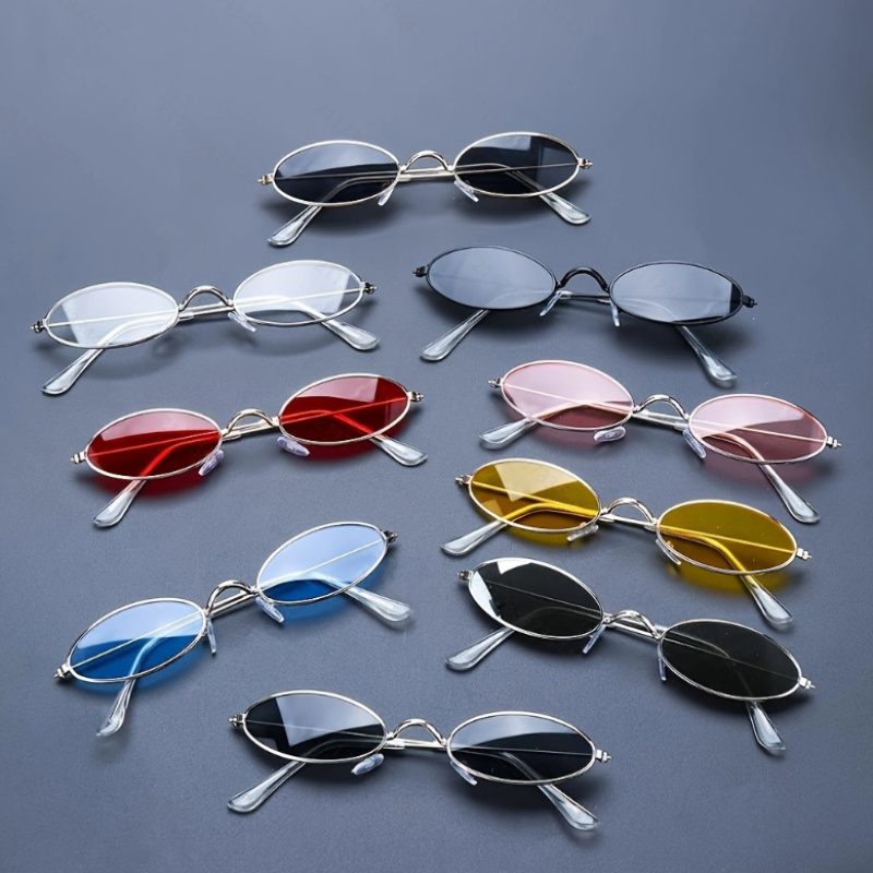 

Chic Retro Metal Frame Fashion Glasses For Men & Women - Anti-reflective, Perfect For Daily Wear