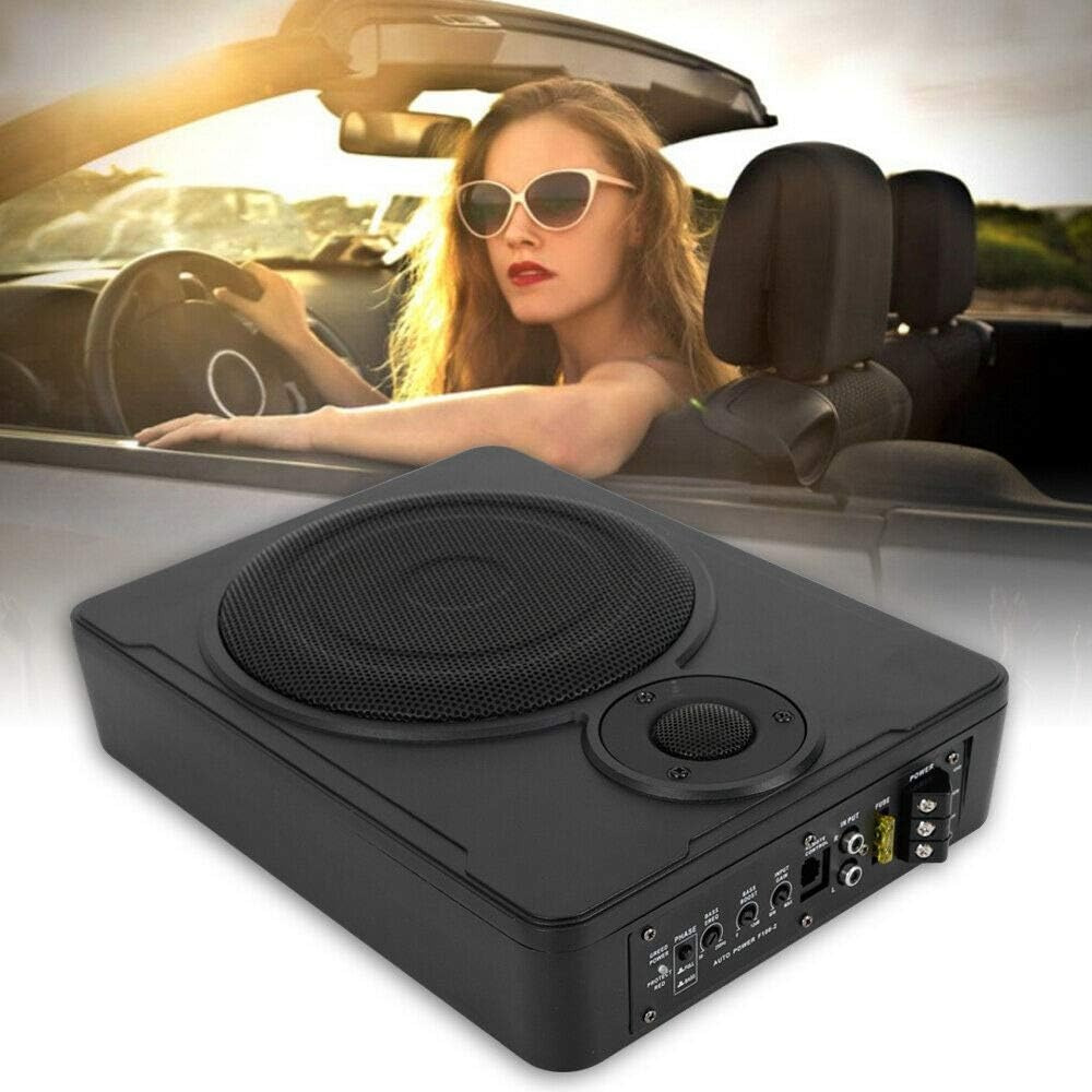 

Under-seat Car Subwoofer Powered Bass Amplifier Slim Enclosure Hifi Slim Speaker Car/truck Subwoofer Sub Audio Amplifier Sub Bass Speaker Kit