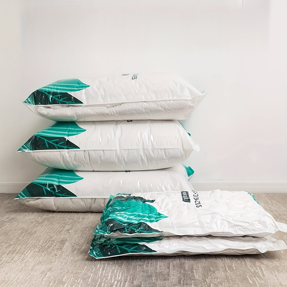 

Vacuum Storage Bag Set For Clothes And Bedding, Airtight Compression, Dustproof And Moistureproof, Maximizes Storage Efficiency