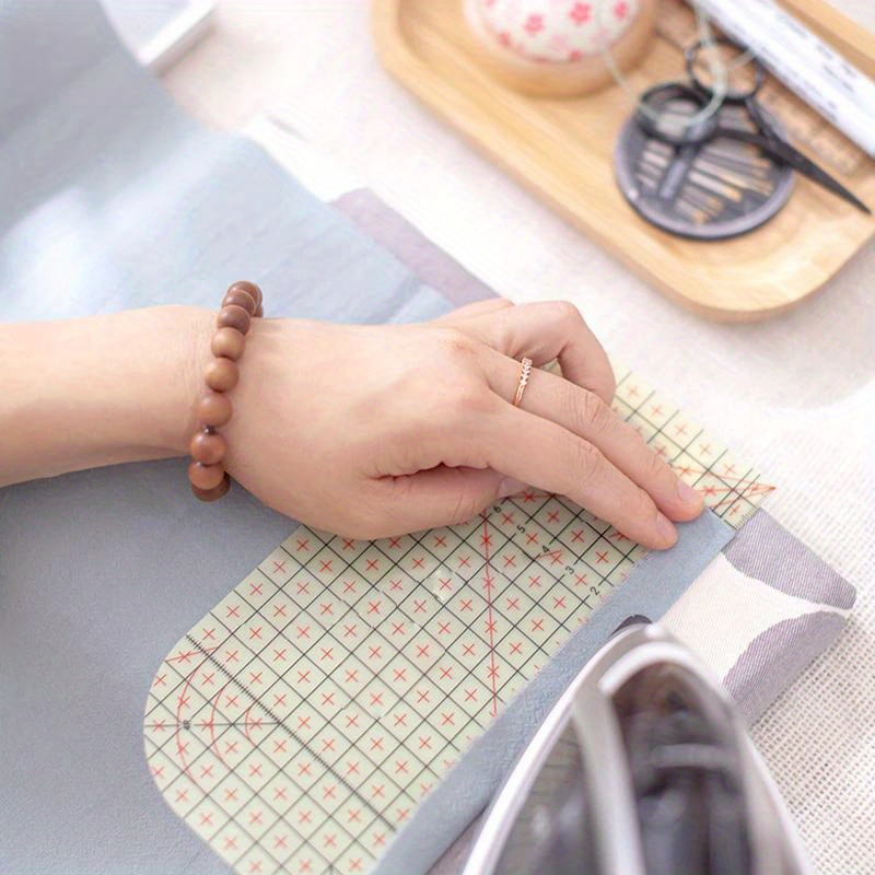 

Flat Fit Ironing Ruler Sewing Edge Handmade Patchwork Hem Ruler