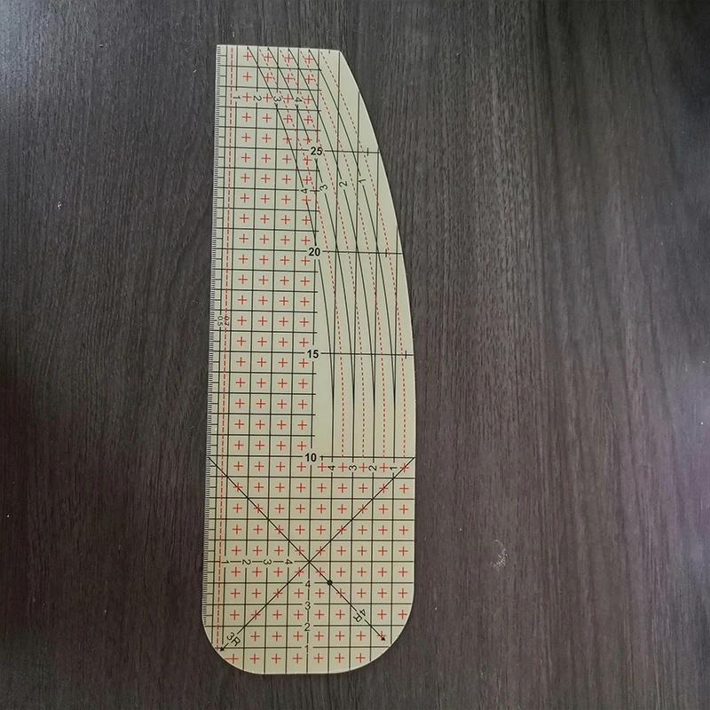 Flat Fit Ironing Ruler Sewing Edge Handmade Hem Ruler