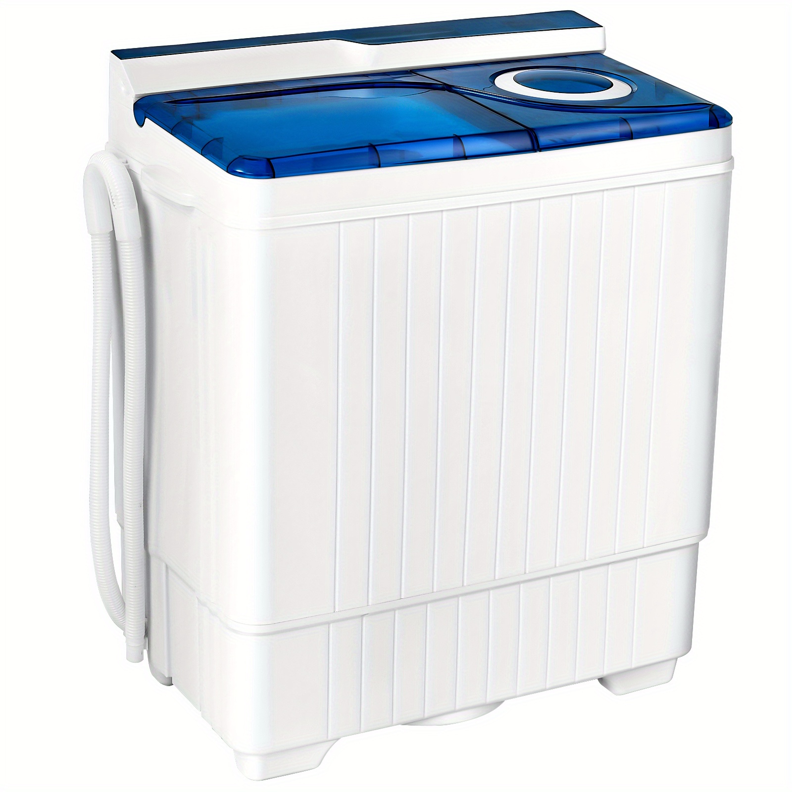 

Maxmass 26lbs Portable Semi-automatic Washing Machine W/built-in Drain Pump Blue