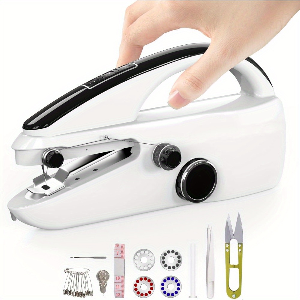 

Handheld Sewing Machine 2 Dear Mini Sewing Machine Easy To Use And Fast Stitch Suitable For Clothes Fabrics Diy Home Travel Electric Handheld Sewing Machine For Beginners