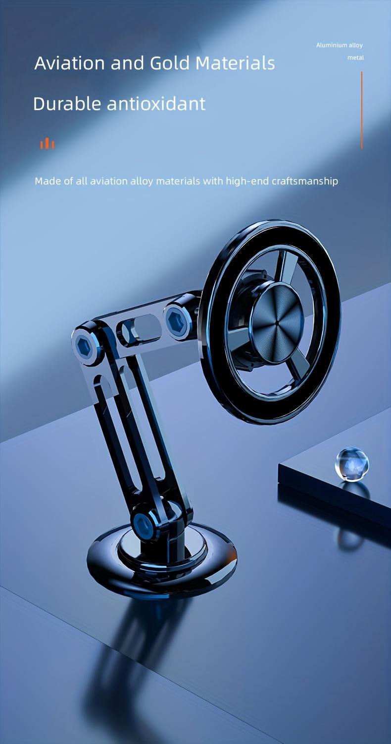 Car Phone Holder, Magnetic Universal Magnet Phone Mount For All Cell Phone Holder Stand, Adjustable Retractable Car Phone Mount - Multifunctional Telescopic Arm, Waterproof, Adjustable mobile phone Stand, Lazy Stand, It Can Rotate 360 Degrees And Be Adjusted With One Hand