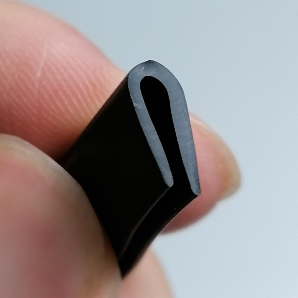 Image of Shaped U Door Seal Strip Car Rubber Strip Adhesive Car Soundproofing Car Seal, 39.37-314.96 Inch For Auto Seals Rubber Strip