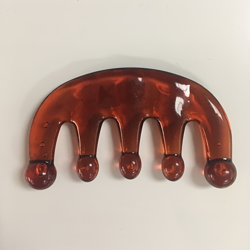 Image of Wanmei "stimulating" 1pc Scalp Massage Comb - Unclog Meridians, Hair With Five-finger Design