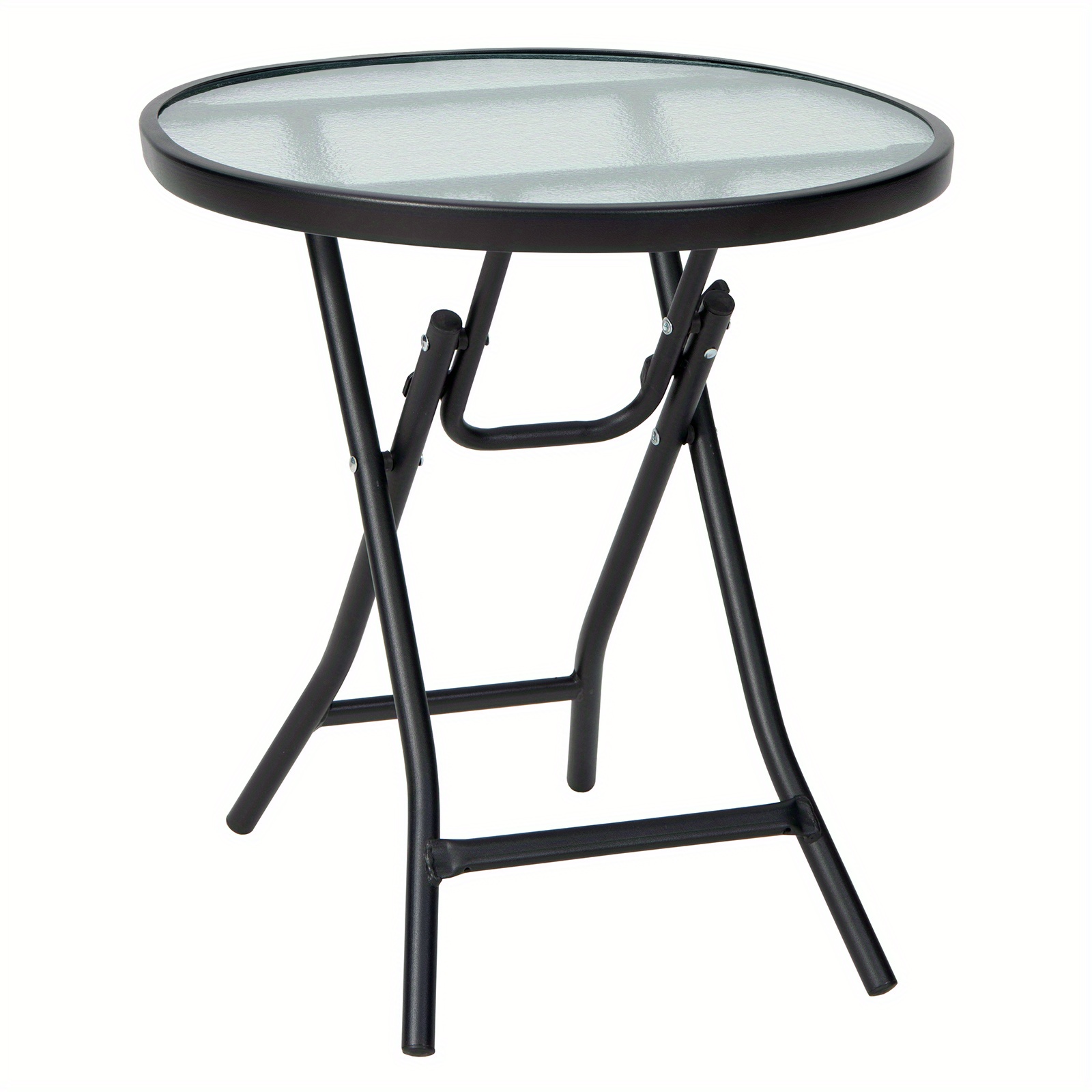 TEMU Pliable en Verre Lifezeal pour Patio, Table Bistro, Table d'Appoint ou Support de Plantes
