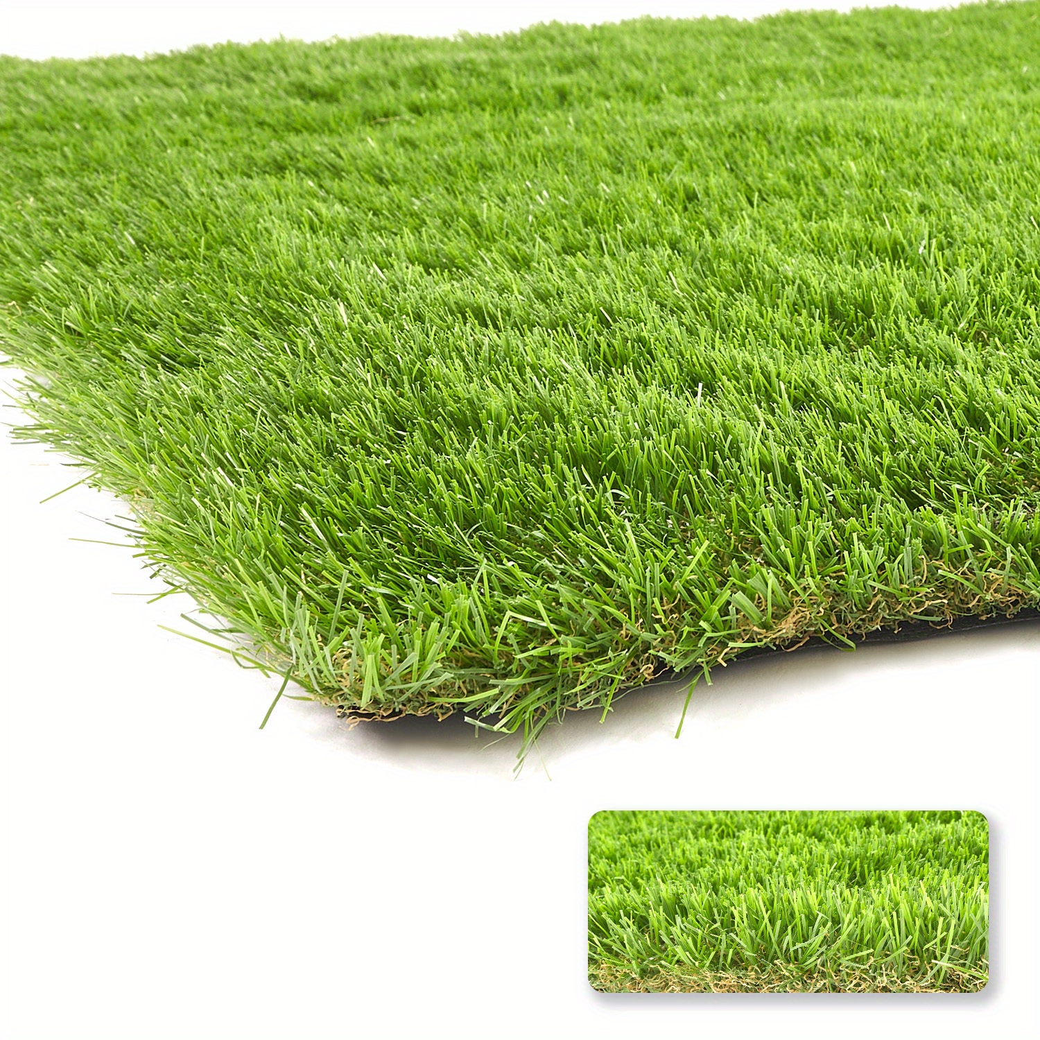 

Artificial Grass Turf Grass Lawn, Nalupatio Realistic Synthetic Mat Height Of, Professional Dog Grass Mat Large Turf Outdoor Rug Patio Lawn For Pets, Fake Faux Rug With Drainage Holes