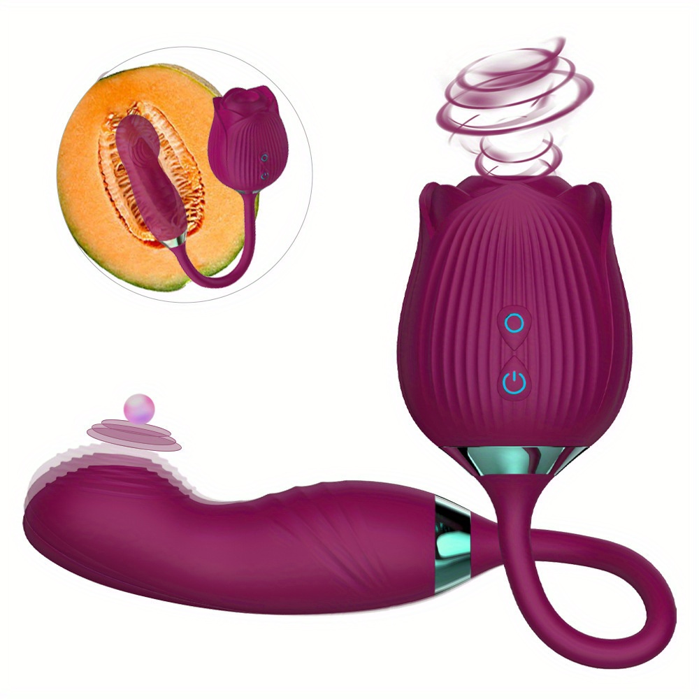 what is the temu rose toy 7-speed suction rose , and massager toy - health & household main image 0